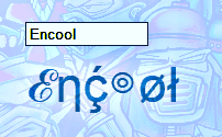 Encool tool - generate cool text with symbols